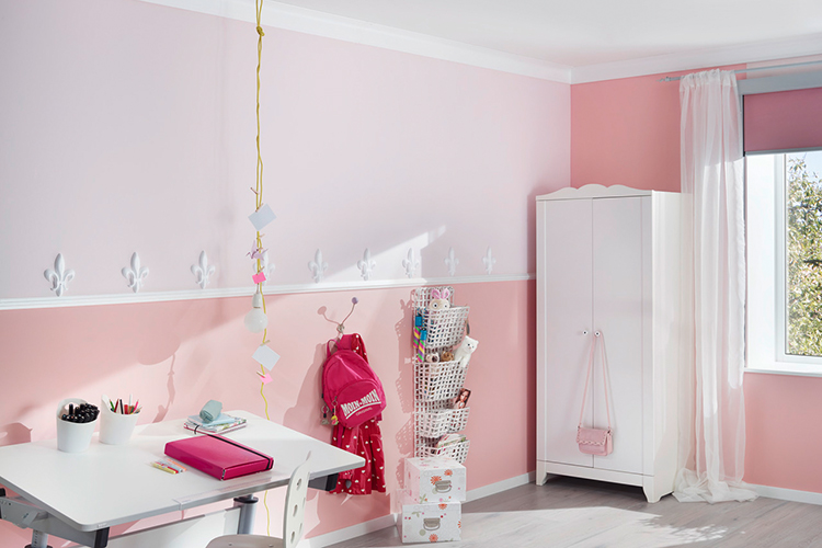 Habitación infantil, color rosa